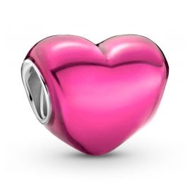 Pandora 799291C03 Silver Charm Metallic Pink Heart