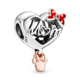 Pandora 781142C01 Silber Charm Disney Minnie Maus Mom Herz