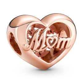 Pandora 781451C00 Charm Thank You Mom Heart Rose
