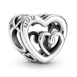 Pandora 790800C00 Silber Charm Verschlungene Unendliche Herzen