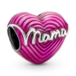 Pandora 791505C01 Silber Charm Strahlende Liebe Mama Herz