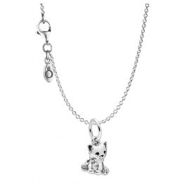 Pandora 75253 Halskette mit Anhänger Sweet Cat Silber 925