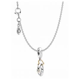 Pandora 39810 Damen-Halskette Silber 925 Zweifarbige Trauringe