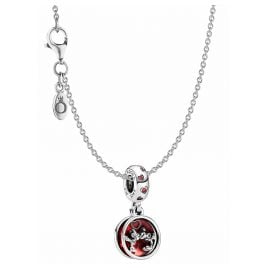 Pandora 39817 Women's Necklace Mickey & Minnie Mouse Love and Kisses