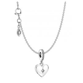 Pandora 51588 Women's Necklace Starter Set with Heart Locket 925 Silver