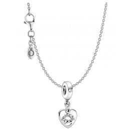 Pandora 51780 Women's Necklace 925 Silver Friends Forever Heart