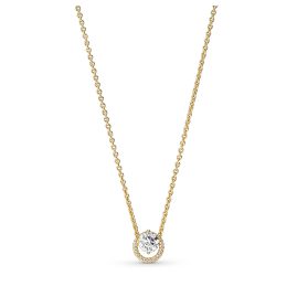 Pandora 361174C01-45 Damen-Collier Funkelnder Heiligenschein Goldfarben