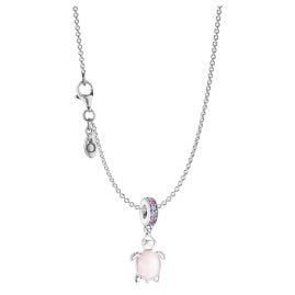 Pandora 41755 Damen-Halskette 925 Silber mit Charm Meeresschildkröte