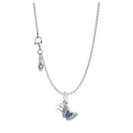 Pandora 41757 Ladies' Necklace 925 Silver Blue Butterfly