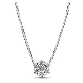 Pandora 392371C01-45 Ladies' Necklace Sparkling Snowflake Silver