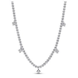 Pandora 392405C01-43 Ladies´ Necklace Silver 925 Sparkling Drops