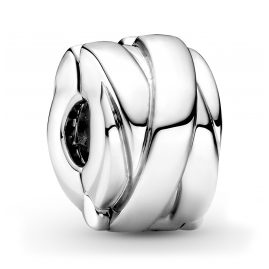 Pandora 799502C00 Silber Clip Charm Polierte Bänder