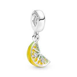Pandora 791696C01 Dangle Charm Lemon Slice
