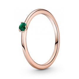 Pandora 189259C05 Ladies' Ring Green Solitaire