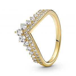 Pandora 167736C01 Ladies' Ring Wish Tiara Gold Tone