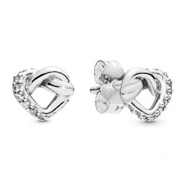 Pandora 298019CZ Damen-Ohrringe Knotted Hearts