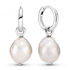 Pandora 299426C01 Ladies' Earrings with Freshwater Cultured Baroque Pearls