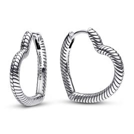 Pandora 292236C00 Charm Earrings for Women Heart Silver