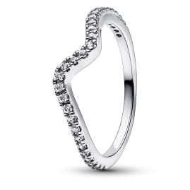 Pandora 192539C01 Ladies' Ring Sparkling Wave Silver