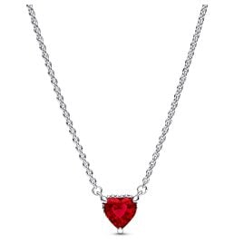 Pandora 392542C01-45 Ladies' Necklace Sparkling Heart