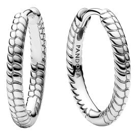 Pandora 292728C00 Women's Hoop Earrings for Charms Silver 925