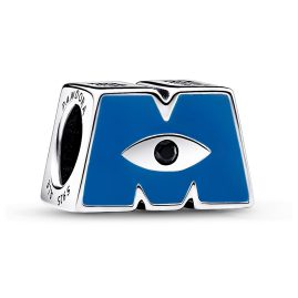 Pandora 792753C01 Bead Charm Pixar Monsters Inc. Logo M Silver