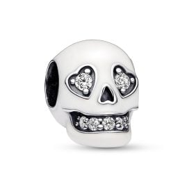 Pandora 792811C01 Bead Charm Silver Glowing Skull
