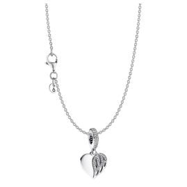 Pandora 15816 Ladies' Necklace Silver Heart & Angel Set
