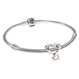 Pandora 15831 Women's Bracelet Two-Tone Infinity Heart Gift Set