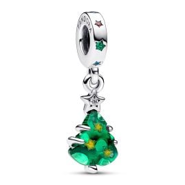 Pandora 792983C01 Charm-Anhänger Funkelnder Weihnachtsbaum