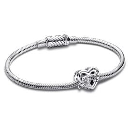 Pandora 68109 Damen-Armband mit Charm Silber Familie Herz & Stern Geschenkset