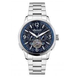 Ingersoll I00305B Men's Watch Automatic Multifunction The Regent Steel/Dark Blue