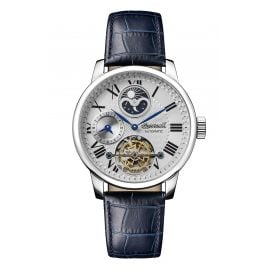 Ingersoll I07401 Automatic Men's Watch The Riff Multifunction blue/silver tone
