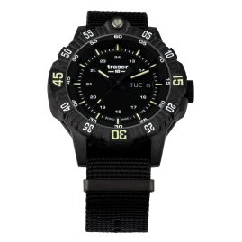 traser H3 110722 P99 Q Tactical Watch Black with Textile Strap