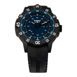 traser H3 110725 P99 Q Tactical Watch Blue with Rubber Strap