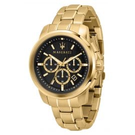 Maserati R8873621013 Herren-Armbanduhr Chronograph Successo gold/schwarz