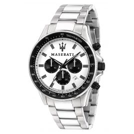 Maserati R8873640003 Men's Watch Chronograph Sfida silver/white