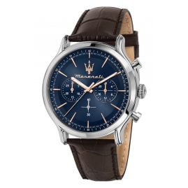 Maserati R8871618014 Men's Watch Chronograph Epoca Brown/Blue