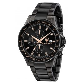 Maserati R8873640011 Men's Watch Chronograph Sfida Black