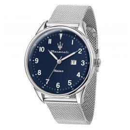 Maserati R8851146002 Men's Wristwatch Solar Tradizione Steel/Blue
