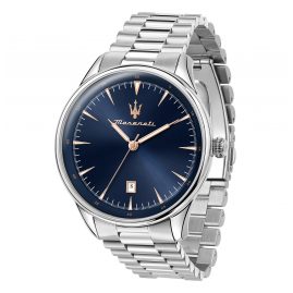 Maserati R8853146002 Quartz Watch for Men Tradizione Steel/Blue