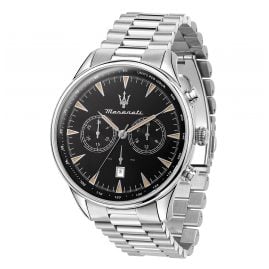 Maserati R8873646004 Men's Watch Chronograph Tradizione Steel/Black