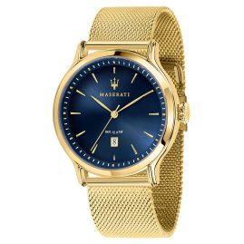 Maserati R8853118020 Men's Watch Epoca Gold Tone/Blue