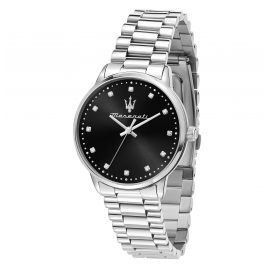Maserati R8853147504 Ladies' Wristwatch Royale Steel/Black
