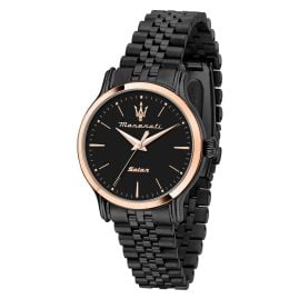 Maserati R8853118518 Women's Solar Watch Black/Rose Gold