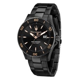 Maserati R8853100035 Men's Watch Competizione Black/Rose Gold Tone