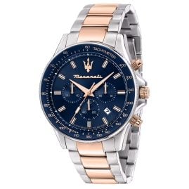 Maserati R8873640022 Men's Watch Chronograph Sfida Two-Colour/Blue