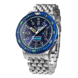 Vostok Europe NH35-511E768-B Herren-Automatikuhr Batiscafos Stahl/Blau