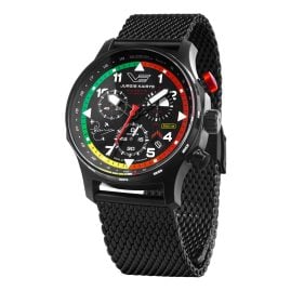 Vostok Europe VK68-592C775B Herrenuhr Jurgis Kairys Unlimited Aerobatics Schwarz