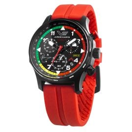 Vostok Europe VK68-592C775 Herrenuhr Jurgis Kairys Unlimited Aerobatics 2025 Rot
